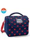 3-piece school bag set: 4-compartment school bag + insulated lunch bag + 3-compartment pencil case - 3