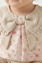 Seasonal Baby Girl Bow Detailed Top and Bottom Set - 4