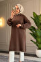 6530 - Stylish Comfortable Women's Long Tunic with Button Detail - 3