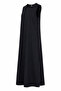 Classic Midnight Black Abaya Inner - Set of 2 - 6