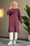 6530 - Stylish Comfortable Women's Long Tunic with Button Detail - 2