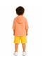 Boy's Hooded Linen Textured Summer Shirt with Kangaroo Pocket - 8