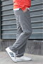 Men's 2-Pack Summer 2-Thread Comfortable Fit Sweatpants Navy Blue Gray - 4