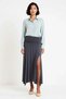 Women's Maxi Skirt High Waist Slit A-Line Cut Flexible Knitted Fabric Casual Daily Modern Stylish Comfortable - 4