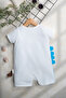 Cute Dinosaur Printed 3D Detailed Cotton Baby Summer Romper / Salopet - 5