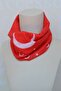 Red Moon and Stars Buff Neck Gaiter Thin Fabric Multi Purpose Unisex Hair Band - 4