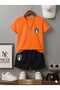 Summer Children's T-Shirt Shorts Unisex (Italy 4 Star Print on the Left)