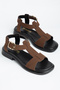 Women's Buckle T-Strap Casual Sandals - 2