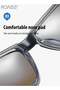Mens Polarized Square Sunglasses UV400 Protection Sun Glasses with PC Frame Fashion Anti Glare Sunglasses for Driving Fishing Traveling Black White - 8