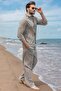 Mint Green Tencel Fabric Men's Shirt and Trousers Set E7365