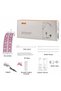 70cm White and Sparkling Pink Diamond Pattern Professional Beauty Lamp with Stand - 7