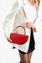 Sakura Model Gold Accessory Chain Detailed Navy Blue Special Occasion Evening Dress Hand Shoulder Bag - 2