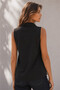 Sleeveless Black Women's Shirt 26Y0369K1 - 4