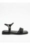 Mi̇a026-1567 Black Women's Multi-Piping Evening Dress Casual-Wedding-Entertainment-Holiday Slippers - 3
