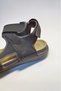 2927 Orthopedic Sole Adjustable Velcro Men's Sandals - Daily Comfortable Sole Black Men's Sandals - 6