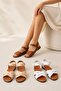 Cross-Strapped Daily Comfortable Summer Women's Sandals Set of 3 Byndcgl01 - 2