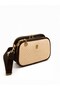 Brown Straw Women's Crossbody Multi-Compartment Shoulder Bag |   Daily Use Stylish Design
