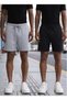 Men's Shorts, Black Shorts, Gray Shorts, 2 Thread Count, Plus Size, Sports Shorts, Oversize, Lace-Up, Casual Shorts