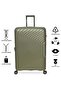 3 Piece Hard side Luggage Set with TSA Lock | 360° WheeL (CHAMPAGNE) - 5