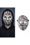 Jason mask hannibal mask metal silver color 20x25 cm