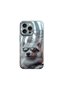 Apple iPhone 14 Pro Compatible Case Crew Patterned Cover - Dog - 7