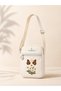 Women's Crossbody Chest and Shoulder Bag, Phone Wallet Bag, Cream Bag, Women's Walking Bag, Cream Canvas Women's Crossbody Bag, Waterproof, Women's Travel Bag, Women's Phone Bag - 3