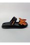 Floral Handmade Flower-Detail Comfortable and Stylish Designed Comfortable Sole Slippers - 3