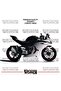 ملصق طلاء CFMOTO 450SR ثنائي اللون، طقم جاهز لتزيين المحرك، عالي الجودة
