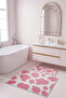 Digital Printed Non-Slip Washable Double Bath Mat Bathroom Rug 40X60 + 60X100Cm - 2