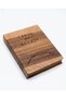 Solid Serving Platter "File de Gust" Book Style, Solid Walnut 30 x 23 x 4.5 cm - 2