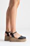 Connell Women's Genuine Leather Sandals Black - 7
