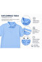 100% Cotton Polo Non-Curling Collar School T-Shirt Breathable Fabric