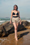 Women's Underwear with Leggings, Laser Patterned, Phone Pocket, Quick-Drying, Sports and Daily Use - 3