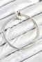 Brass Charm Zircon Stone Crown Model Silver Color Women's Bracelet Non-Tarnish Stainless Anti-Allergic - 2