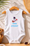 100% Cotton Summer Printed Bodysuit Athlete Zero Sleeve Little Astronaut