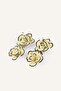 Women's Floral White Earrings H9962Axns - 3