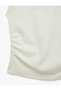 Cotton Short Sleeve Crew Neck Drawstring T-Shirt - 3