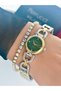 Steel Strap Minimal Case 2 Year Warranty 3 Atm Waterproof Women's Wristwatch + Bracelet Gift