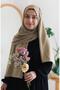Medina Silk Shawl - Natural Beige Color - 2