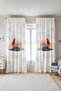 Mermaid's Dreamy Patterned Children's Baby Room Background Curtain (Single Panel Pricing) - 2