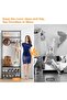 Coat Stand with Shoe Storage Bench 180x60x29cm, Single Row Hooks + 4-Tier Storage Rack, Space-Saving Hall Tree for Small Hallways,Wood & Metal Frame, Freestanding Entryway Organiser, Black - 4