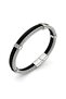 Spiral Steel Chain and Leather Bracelet 3168Blk1001 - 5