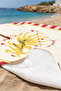 Sun Figured Striped Beach Towel - Bohemian Retro Red Pink Pool Sea Quick Drying Beach Cover-Up - 5