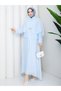 Cape Detailed Blouse & Skirt Tulle Modal Hijab Set Rc9055