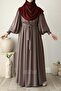 Asya Balloon Sleeve Dress Mink - 2