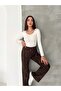 Women's Modal Fabric Tie-Dye Patterned Wide-Leg Comfortable Fit Pants with Elastic Waist - 6