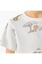 Crew Neck Short Sleeves T-shirt with Dinosaur Print - 5