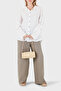100% Linen Oversize Semi-Transparent Shirt Shirt 7697 - 2