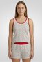 Women 4 Pcs Allover Print T-Shirt, Tank Top And Shorts Pyjama Set, Multicolor - 2