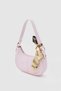 Caldera Scarf Detailed Baguette Bag Powder Pink - 5